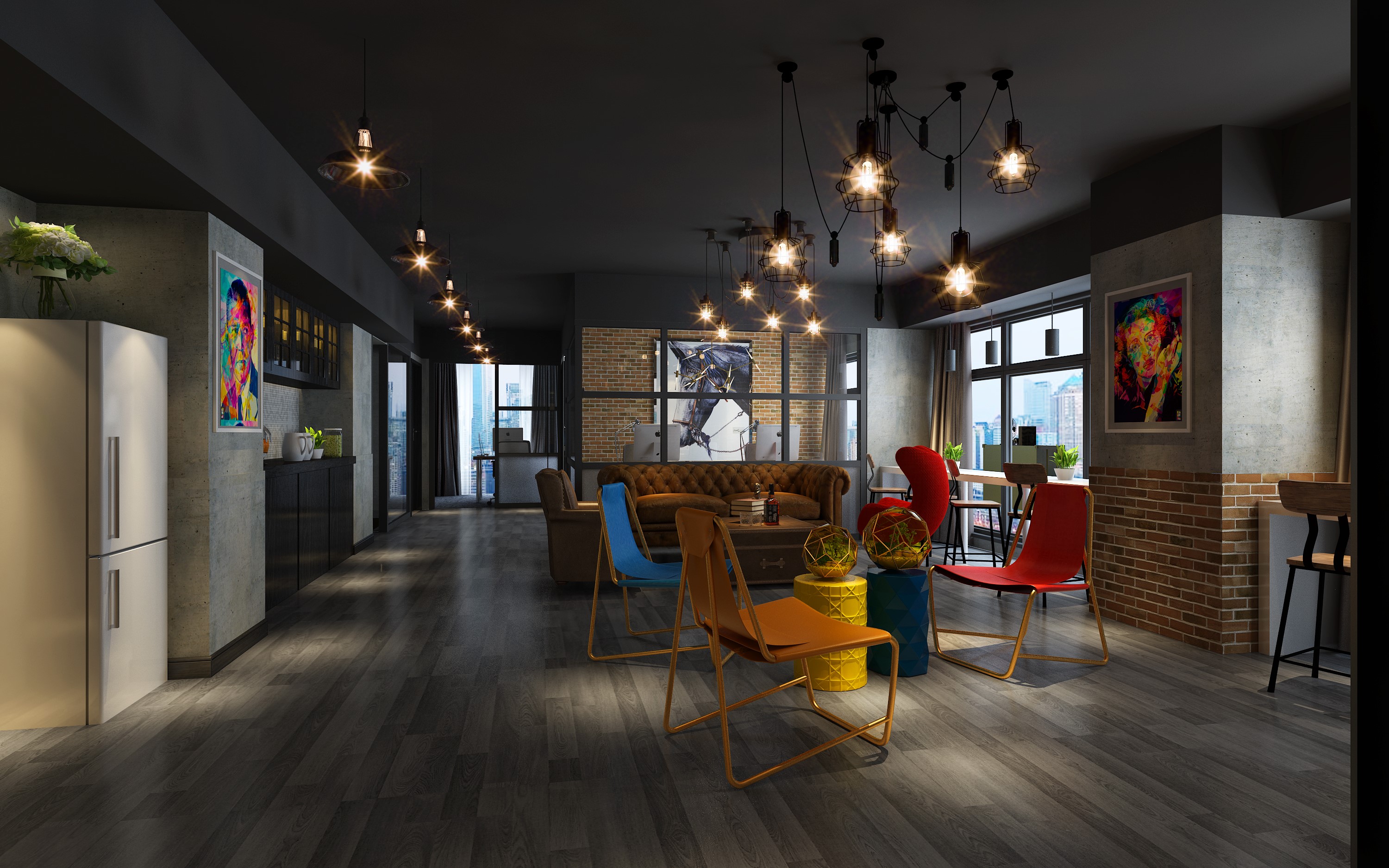 虹口區(qū)文藝氣息辦公室裝修設(shè)計-第7張圖片-上海古都建筑設(shè)計集團(tuán)