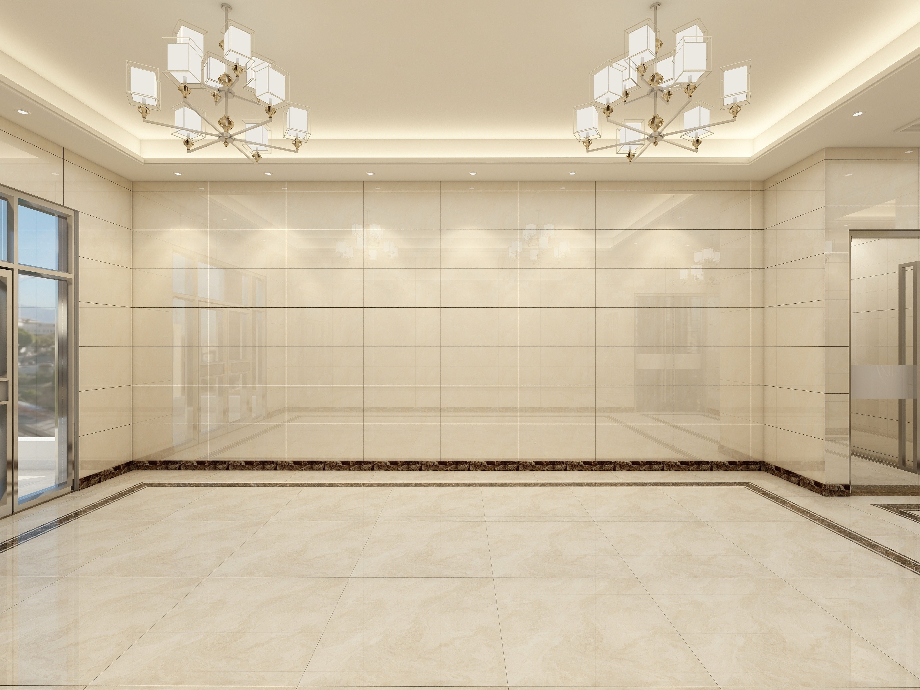 辦公室過道裝修設(shè)計效果圖-第5張圖片-上海古都建筑設(shè)計集團(tuán)