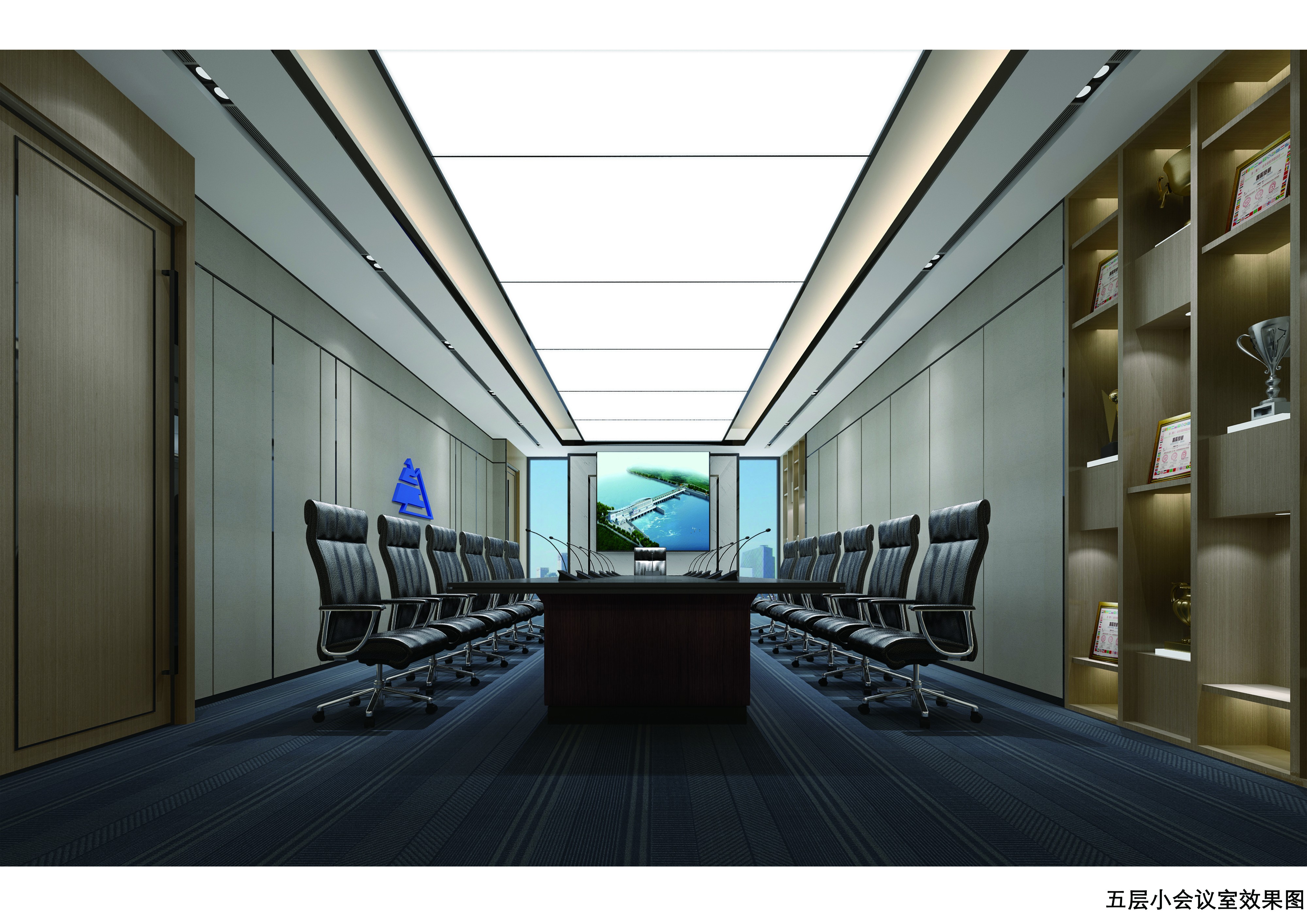 大型簡約會議室裝修設(shè)計-第3張圖片-上海古都建筑設(shè)計集團 大型簡約會議室裝修設(shè)計-第3張圖片-上海古都建筑設(shè)計集團