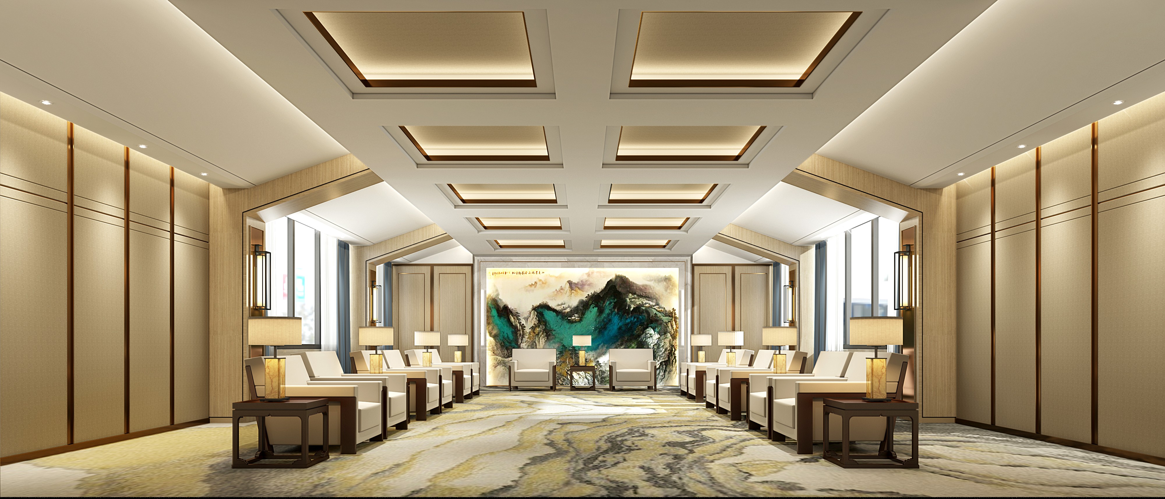大型簡約會議室裝修設(shè)計-第7張圖片-上海古都建筑設(shè)計集團 大型簡約會議室裝修設(shè)計-第7張圖片-上海古都建筑設(shè)計集團