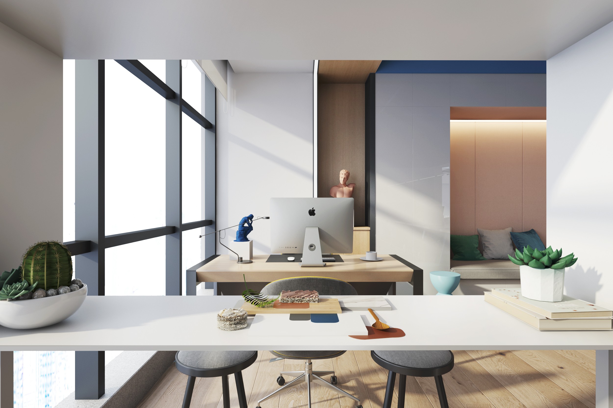 素色風(fēng)格辦公室裝修設(shè)計(jì)-第4張圖片-上海古都建筑設(shè)計(jì)集團(tuán) 素色風(fēng)格辦公室裝修設(shè)計(jì)-第4張圖片-上海古都建筑設(shè)計(jì)集團(tuán)