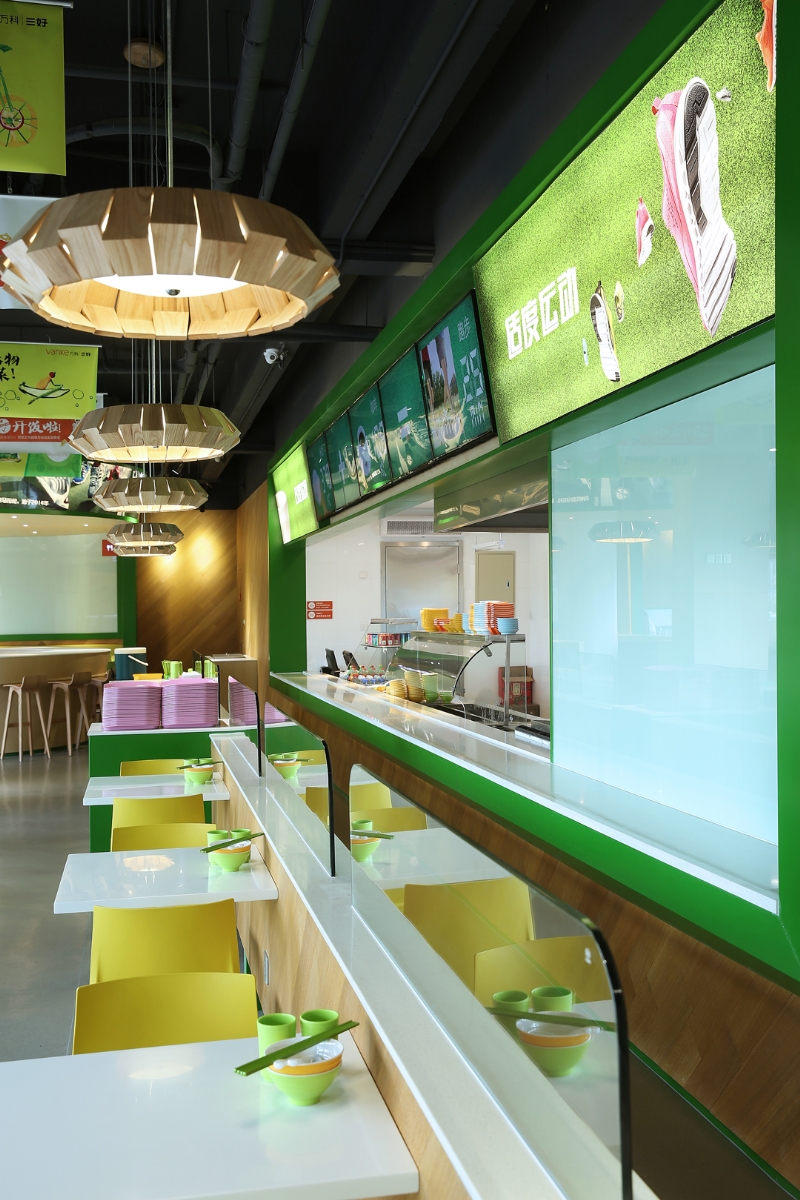 青春大學(xué)食堂裝修設(shè)計(jì)-第5張圖片-上海古都建筑設(shè)計(jì)集團(tuán)