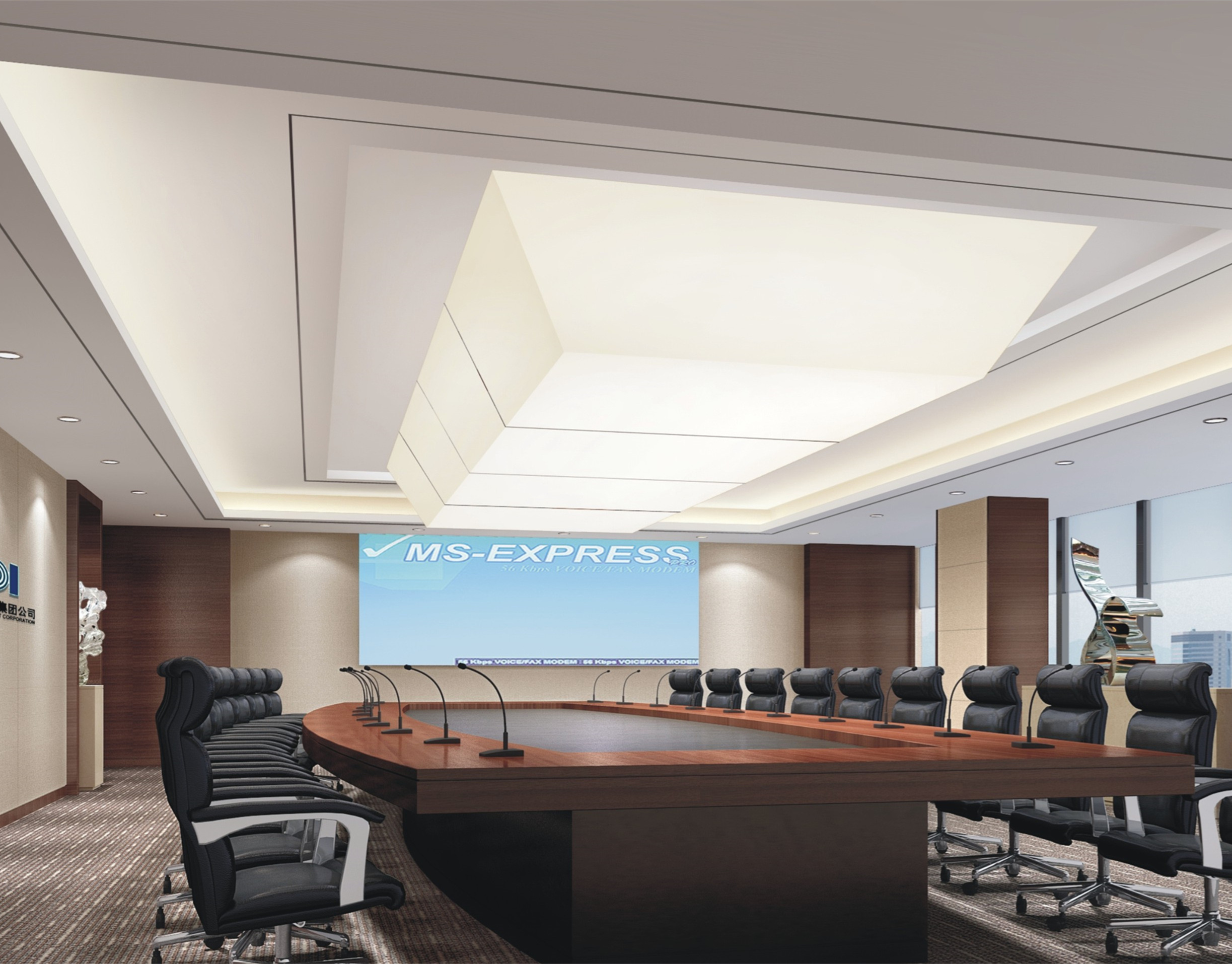 橫琴島辦公室裝修設(shè)計-第4張圖片-上海古都建筑設(shè)計集團