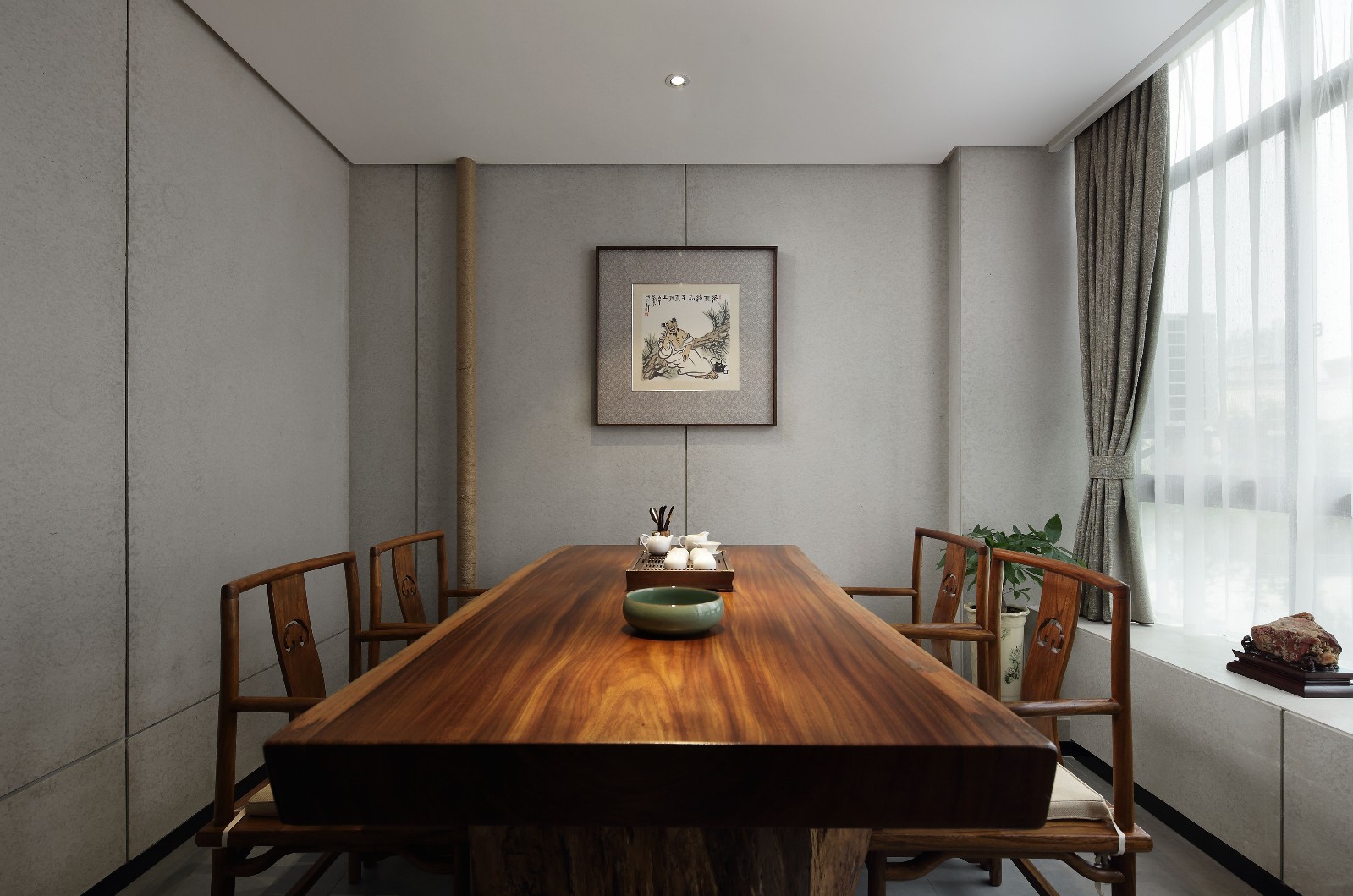 復(fù)古中式茶莊裝修設(shè)計-第1張圖片-上海古都建筑設(shè)計集團