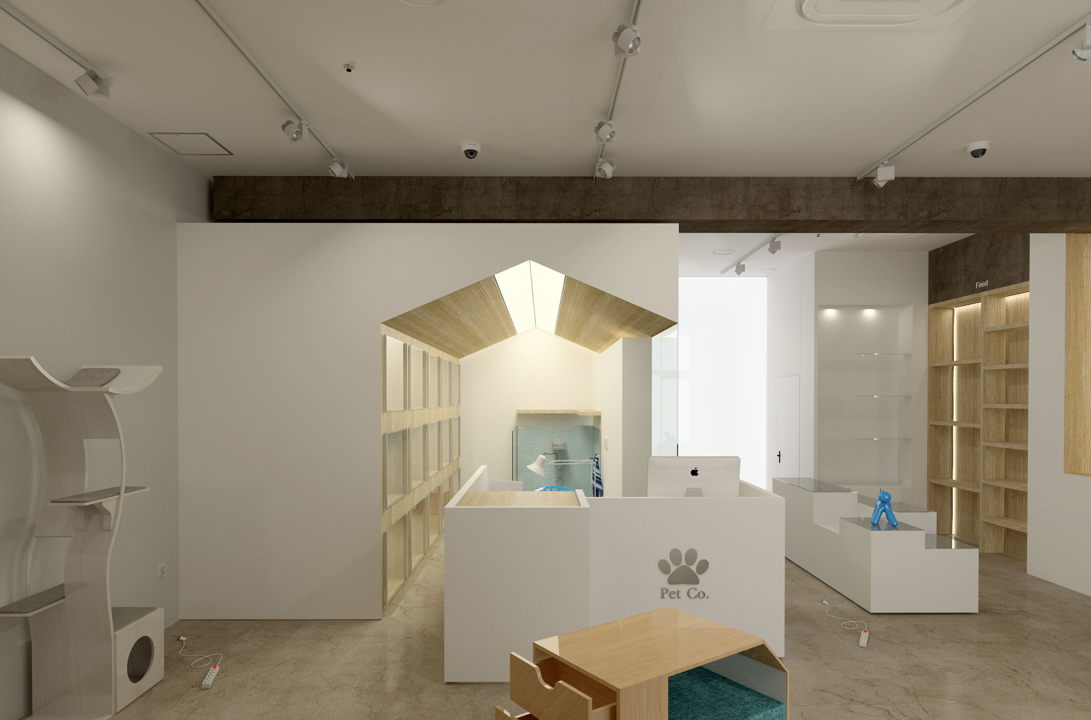 簡約風(fēng)格寵物一體店裝修設(shè)計(jì)-第2張圖片-上海古都建筑設(shè)計(jì)集團(tuán) 簡約風(fēng)格寵物一體店裝修設(shè)計(jì)-第2張圖片-上海古都建筑設(shè)計(jì)集團(tuán)