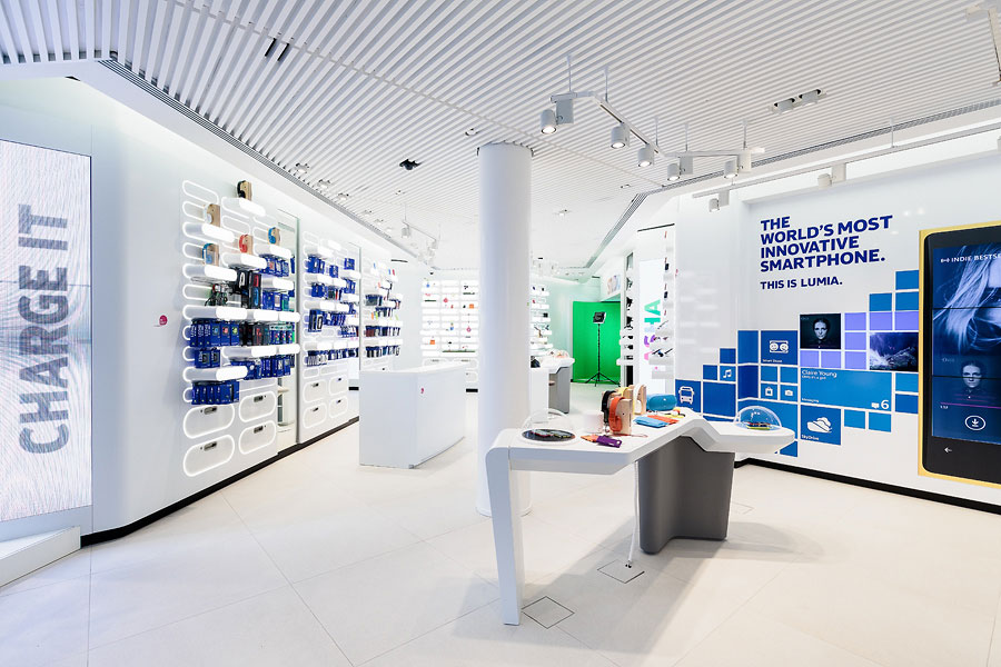 純白簡約風手機店裝修設計-第3張圖片-上海古都建筑設計集團 純白簡約風手機店裝修設計-第3張圖片-上海古都建筑設計集團