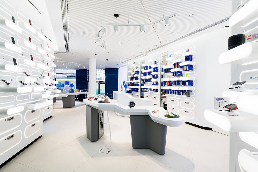 純白簡約風手機店裝修設計-第1張圖片-上海古都建筑設計集團 純白簡約風手機店裝修設計-第1張圖片-上海古都建筑設計集團