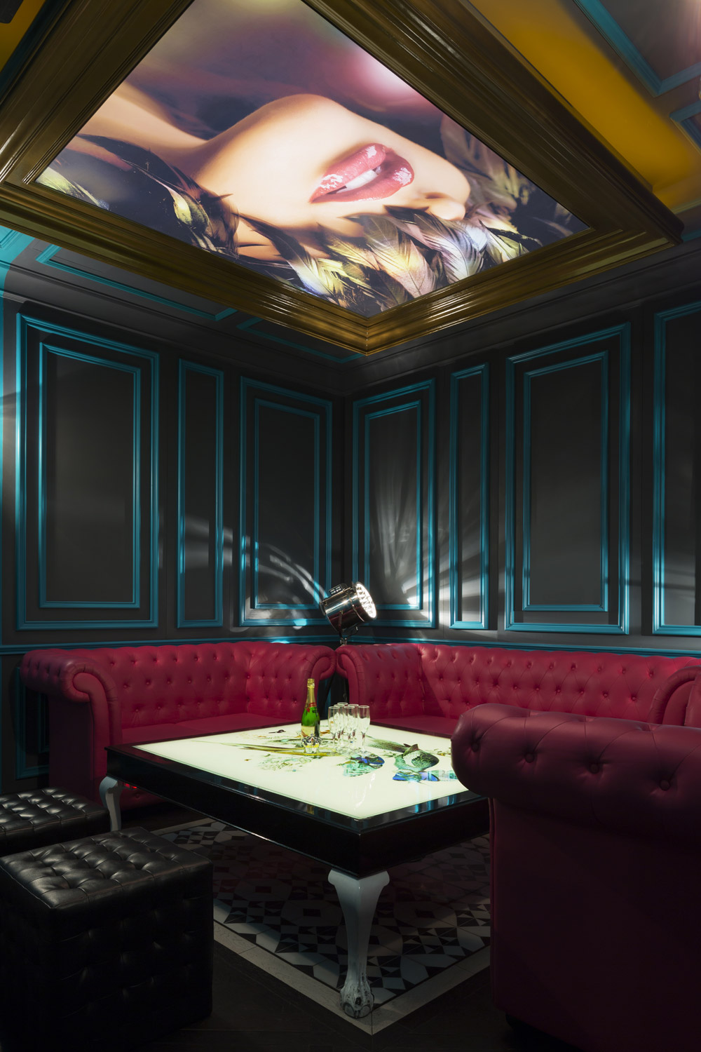 法式混搭風(fēng)格餐廳裝修設(shè)計(jì)-第4張圖片-上海古都建筑設(shè)計(jì)集團(tuán)