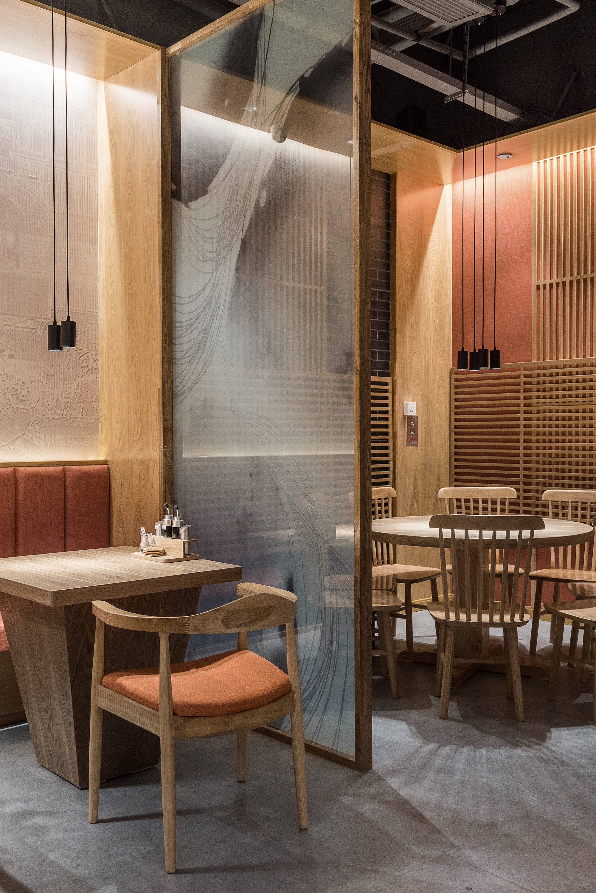 新中式餐廳裝修設計-第5張圖片-上海古都建筑設計集團