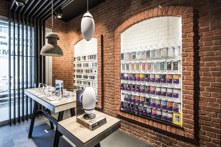 復(fù)古風格手機店裝修設(shè)計-第3張圖片-上海古都建筑設(shè)計集團