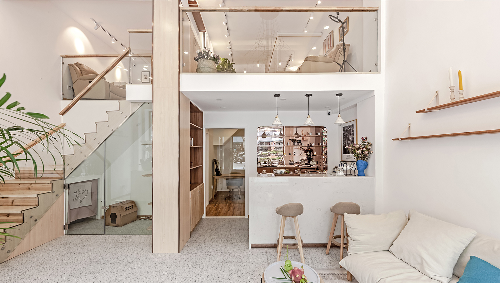 日式簡(jiǎn)約美容院裝修設(shè)計(jì)-第3張圖片-上海古都建筑設(shè)計(jì)集團(tuán)