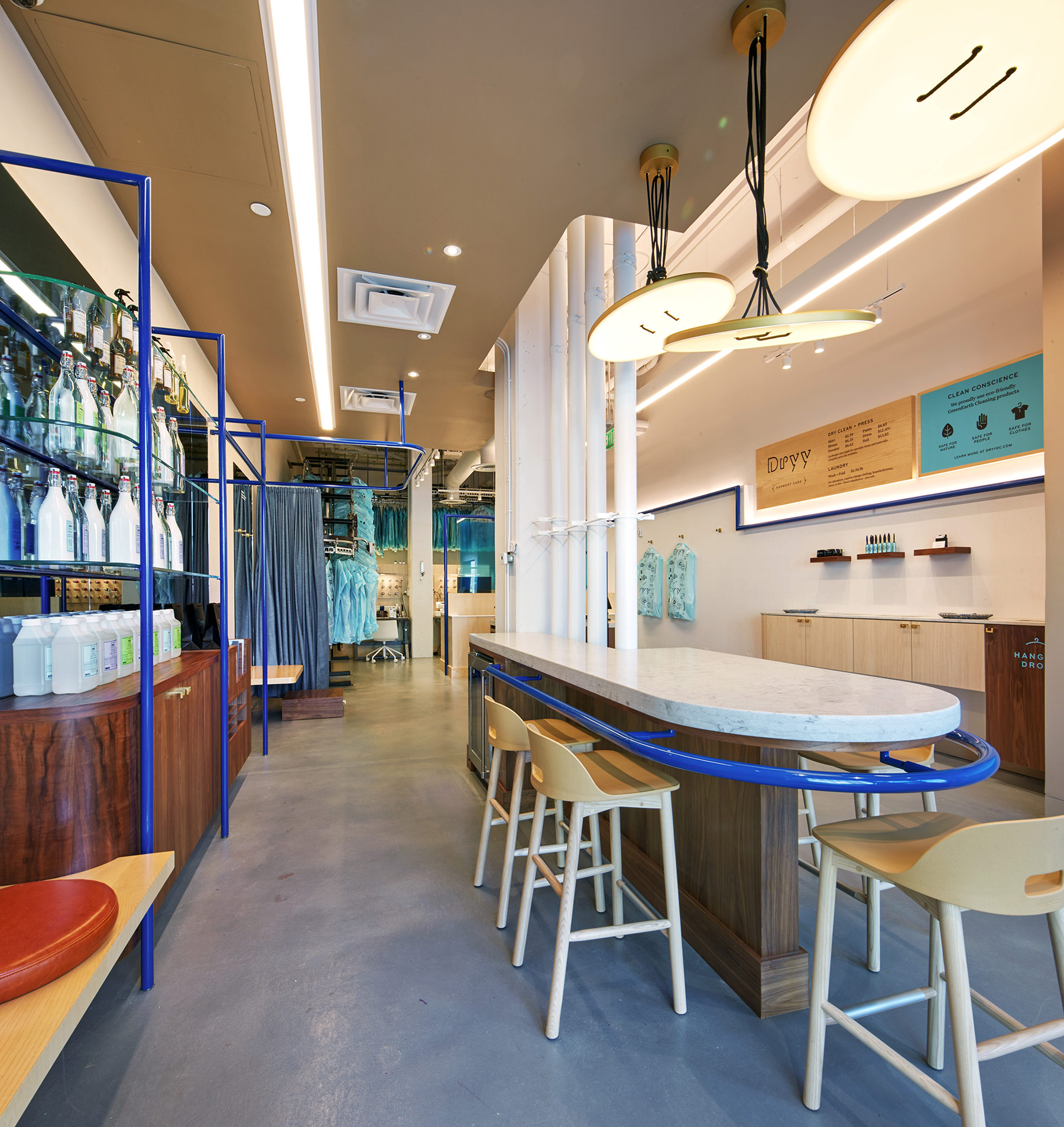 清新簡約干洗店裝修設(shè)計-第3張圖片-上海古都建筑設(shè)計集團(tuán) 清新簡約干洗店裝修設(shè)計-第3張圖片-上海古都建筑設(shè)計集團(tuán)