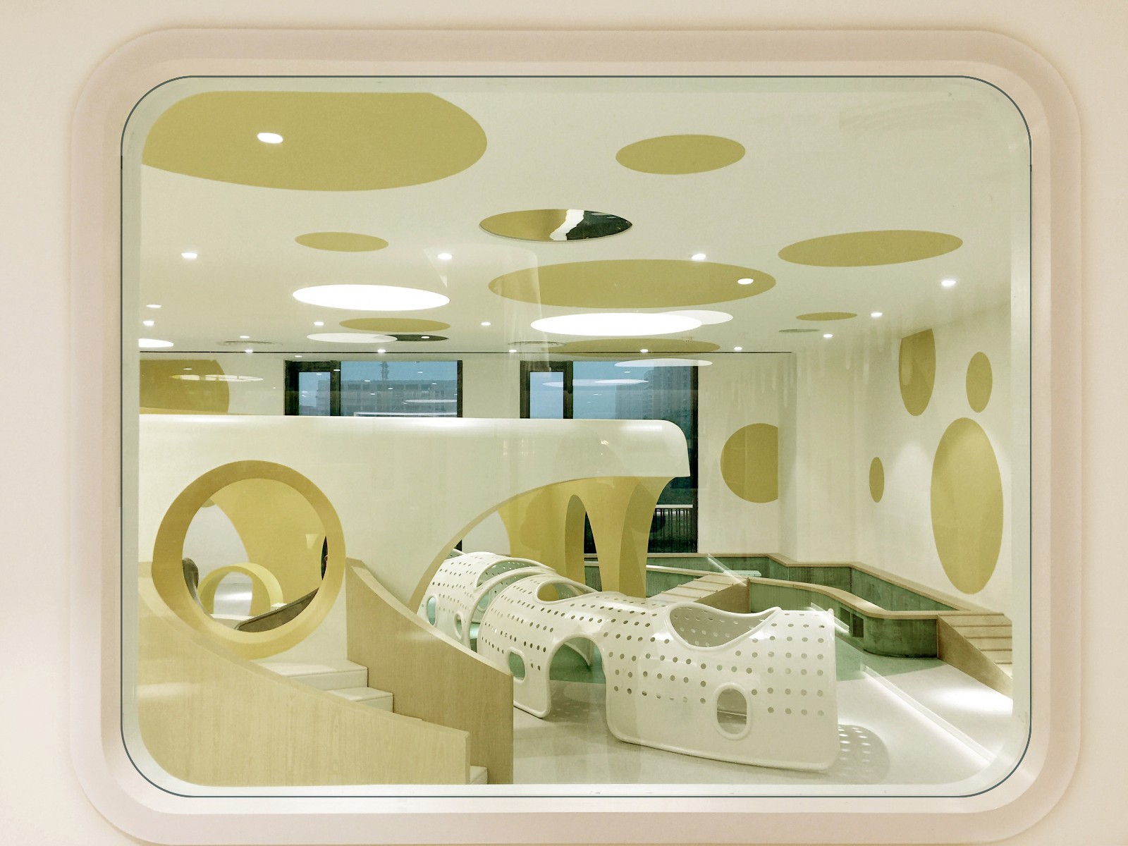 時尚溫馨親子會所裝修設(shè)計-第5張圖片-上海古都建筑設(shè)計集團 時尚溫馨親子會所裝修設(shè)計-第5張圖片-上海古都建筑設(shè)計集團