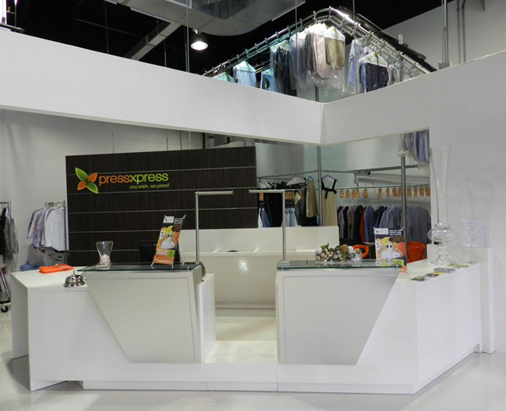 現(xiàn)代簡約干洗店裝修設計-第3張圖片-上海古都建筑設計集團 現(xiàn)代簡約干洗店裝修設計-第3張圖片-上海古都建筑設計集團