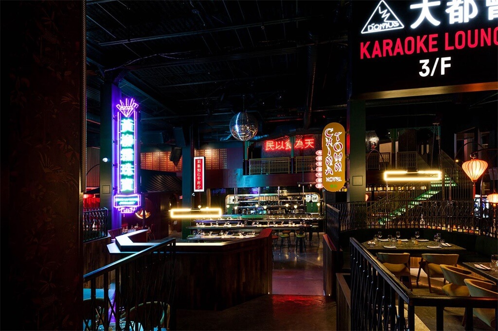 港式工業(yè)風酒樓餐廳裝修設計-第6張圖片-上海古都建筑設計集團