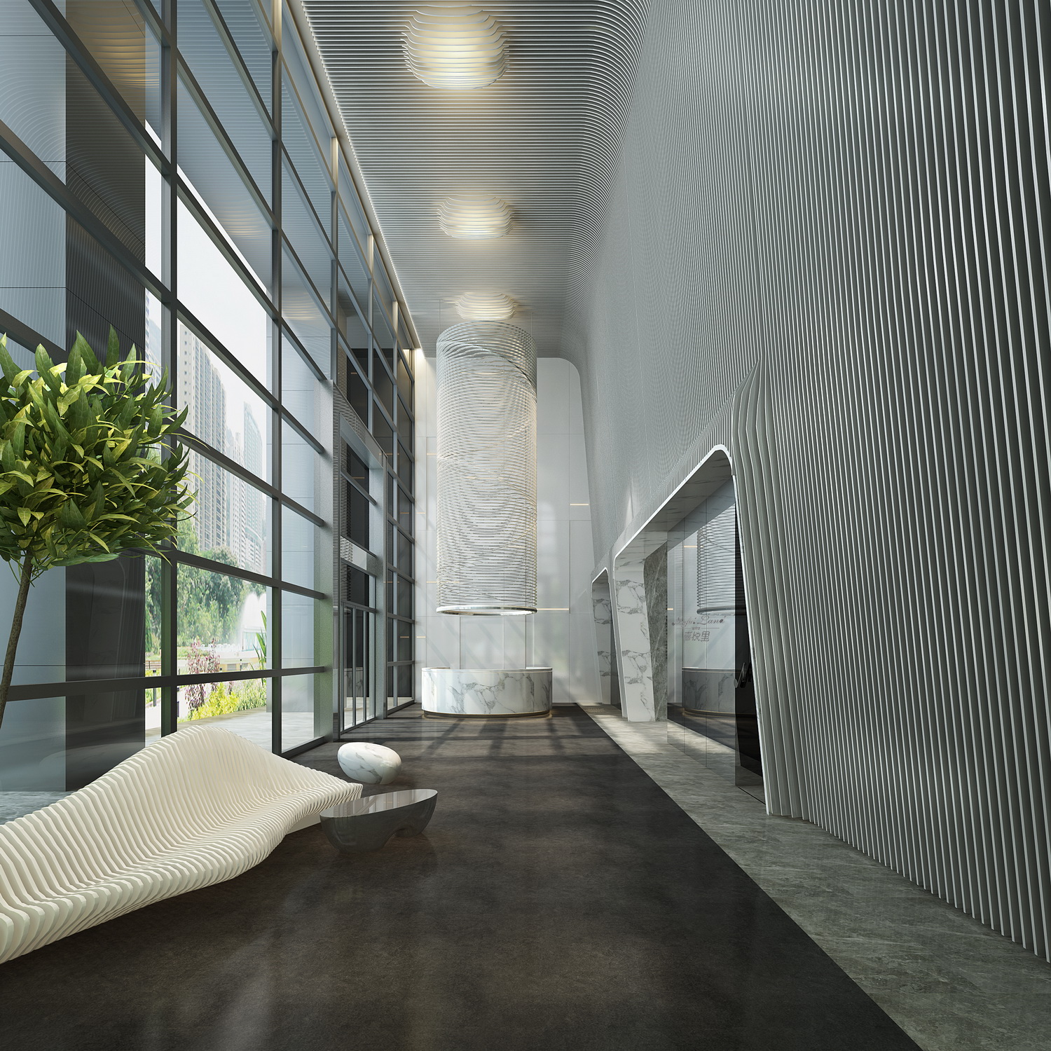 新式科技風辦公樓裝修設計-第9張圖片-上海古都建筑設計集團 新式科技風辦公樓裝修設計-第9張圖片-上海古都建筑設計集團