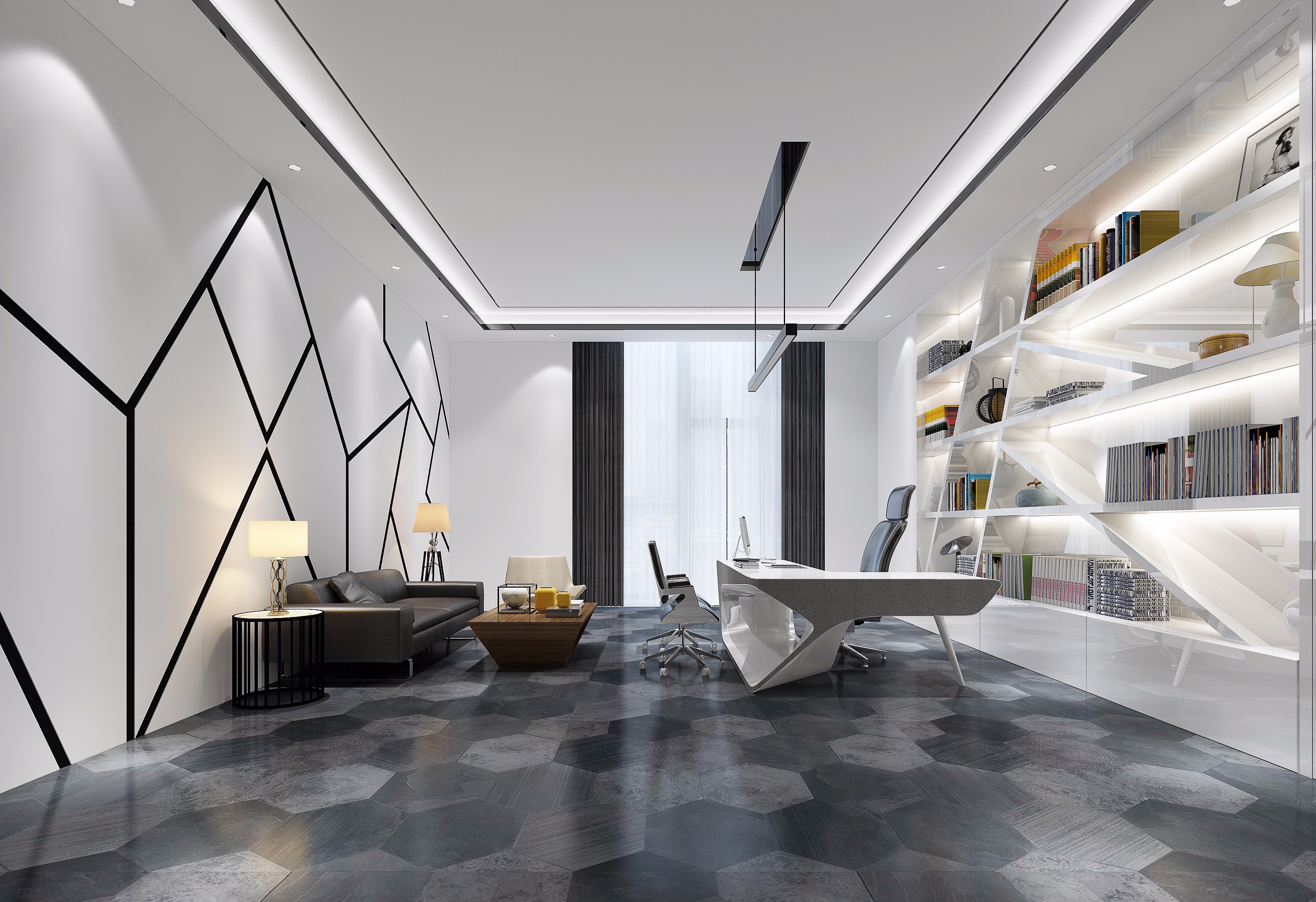 現(xiàn)代時尚科技辦公室裝修-第1張圖片-上海古都建筑設(shè)計集團(tuán)