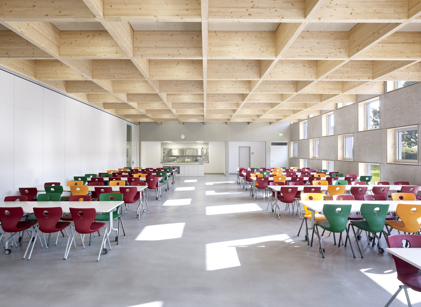 開闊大學(xué)食堂裝修設(shè)計-第3張圖片-上海古都建筑設(shè)計集團(tuán)