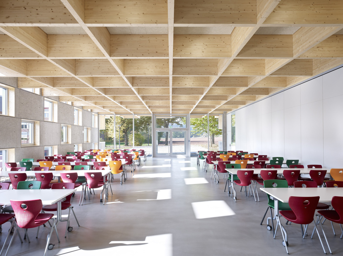 開闊大學(xué)食堂裝修設(shè)計-第1張圖片-上海古都建筑設(shè)計集團(tuán)