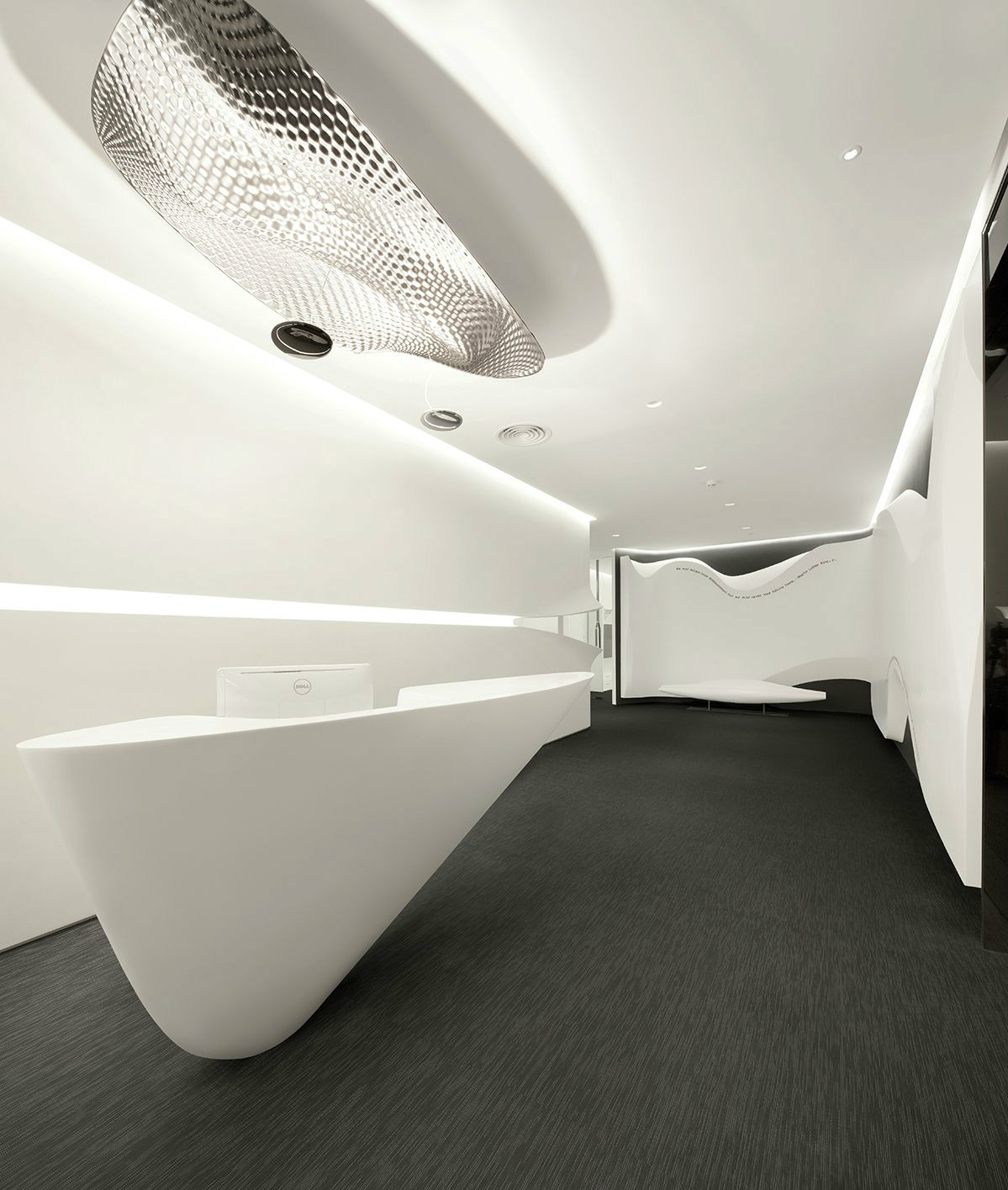 純白科技風格辦公室裝修設計-第2張圖片-上海古都建筑設計集團