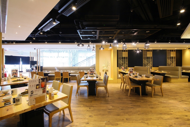 簡約日式燒烤店裝修設(shè)計(jì)-第4張圖片-上海古都建筑設(shè)計(jì)集團(tuán)