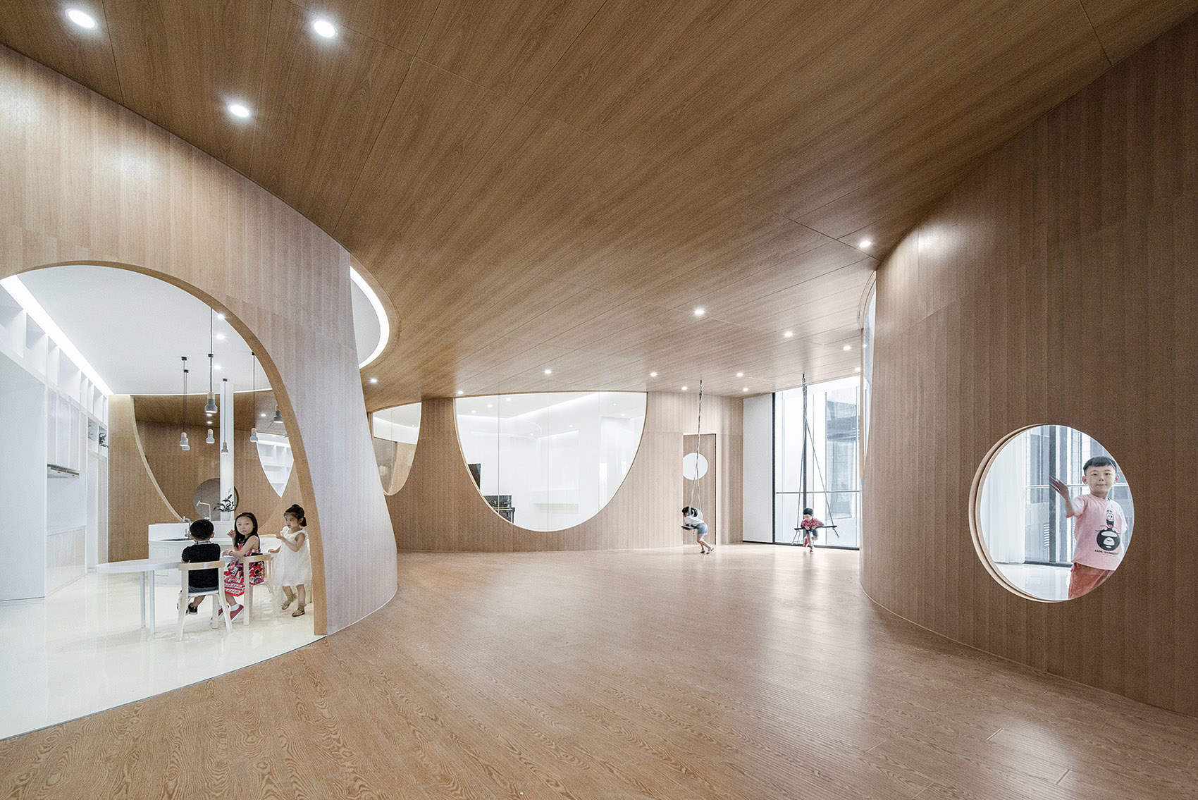 時尚簡約兒童教育機構(gòu)裝修設(shè)計-第3張圖片-上海古都建筑設(shè)計集團