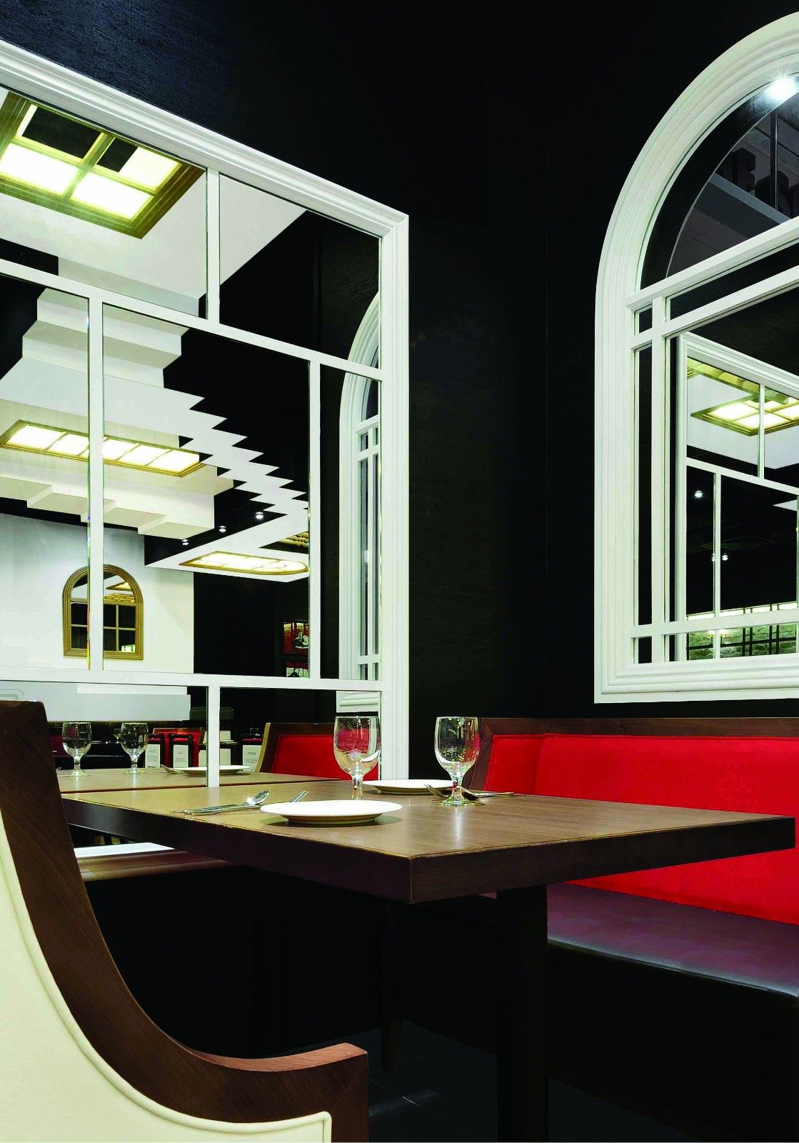 浦東新區(qū)法式時尚餐廳裝修設(shè)計-第2張圖片-上海古都建筑設(shè)計集團(tuán)