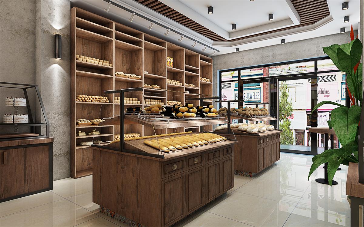 西式精品面包店裝修設計-第1張圖片-上海古都建筑設計集團