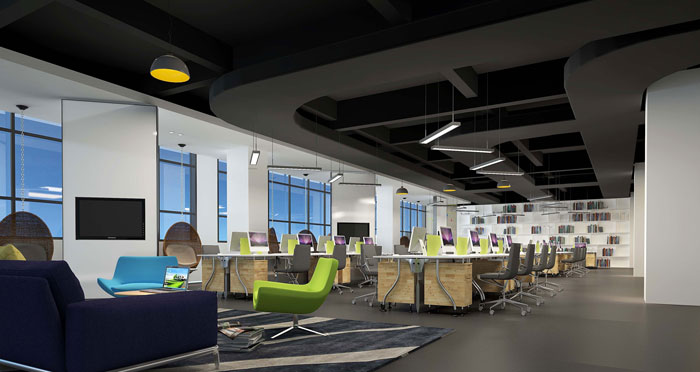 跨境電商公司辦公室裝修設(shè)計-第1張圖片-上海古都建筑設(shè)計集團