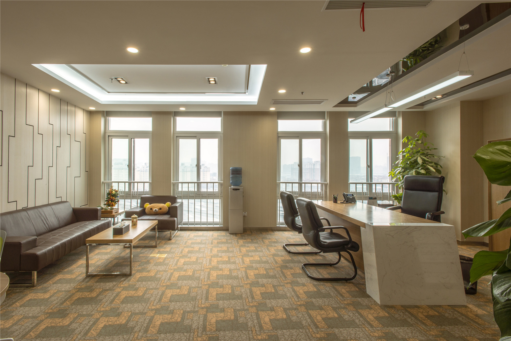 簡約流暢風格寫字樓裝修設計-第4張圖片-上海古都建筑設計集團 簡約流暢風格寫字樓裝修設計-第4張圖片-上海古都建筑設計集團