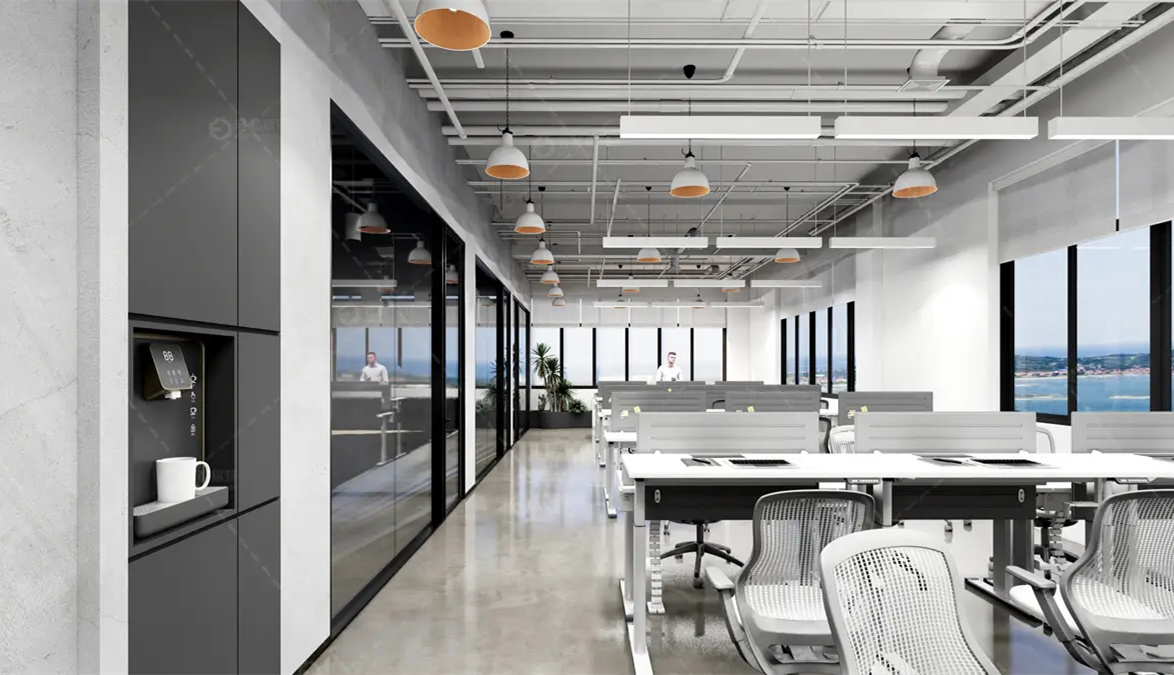 電子科技公司辦公室裝修設計-第2張圖片-上海古都建筑設計集團 電子科技公司辦公室裝修設計-第2張圖片-上海古都建筑設計集團