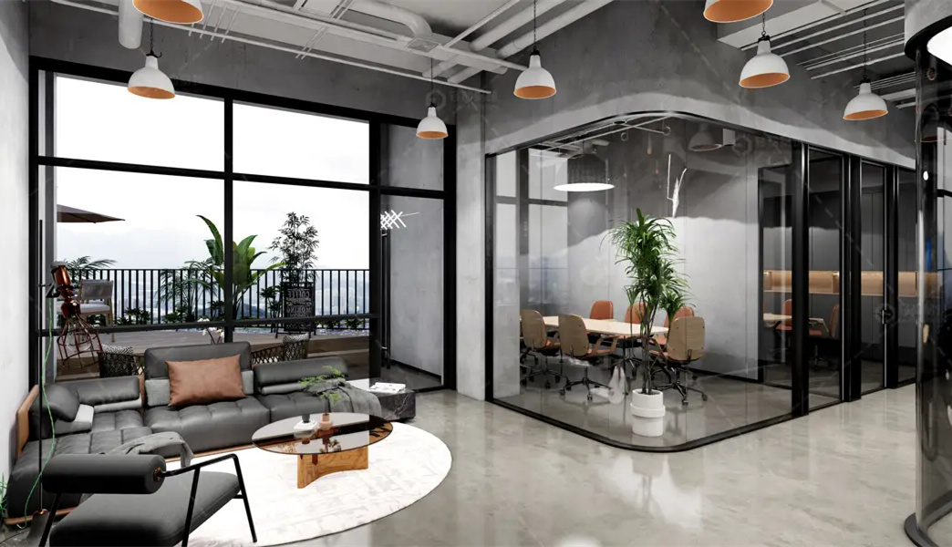 電子科技公司辦公室裝修設計-第1張圖片-上海古都建筑設計集團 電子科技公司辦公室裝修設計-第1張圖片-上海古都建筑設計集團