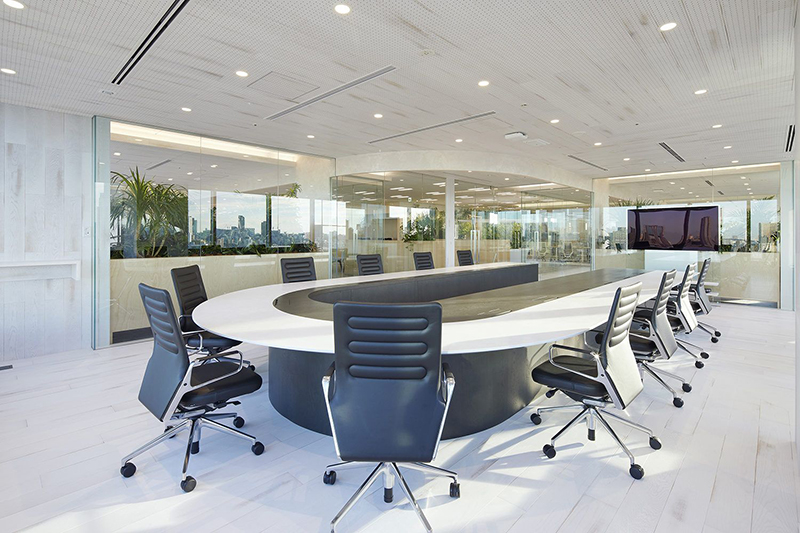 4000平貿(mào)易公司辦公室裝潢設(shè)計效果-第3張圖片-上海古都建筑設(shè)計集團(tuán)