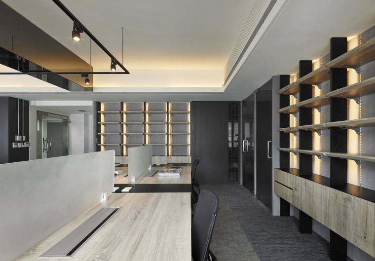 180平米工業(yè)風辦公空間裝修設(shè)計圖-第3張圖片-上海古都建筑設(shè)計集團