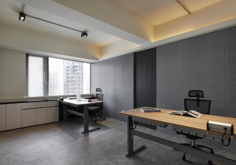 180平米工業(yè)風辦公空間裝修設(shè)計圖-第4張圖片-上海古都建筑設(shè)計集團