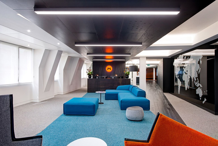 楊浦傳媒公司辦公空間設(shè)計(jì)布局效果-第2張圖片-上海古都建筑設(shè)計(jì)集團(tuán)