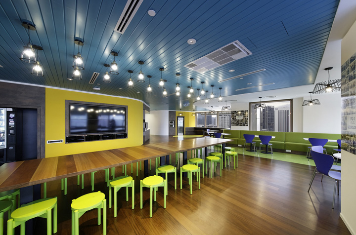 徐匯通信信息公司總部辦公室裝修設(shè)計方案-第1張圖片-上海古都建筑設(shè)計集團