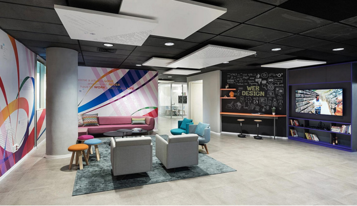 上海辦公設(shè)計-技術(shù)服務(wù)公司辦公室設(shè)計布局-第2張圖片-上海古都建筑設(shè)計集團