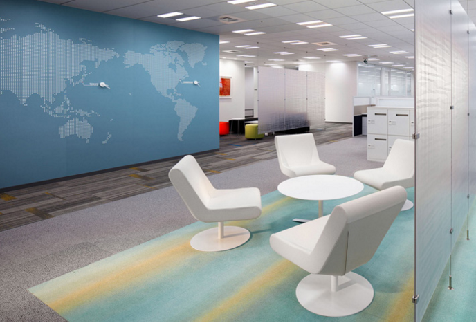 6200平米生物工程公司辦公室裝修設(shè)計(jì)布局-第2張圖片-上海古都建筑設(shè)計(jì)集團(tuán)