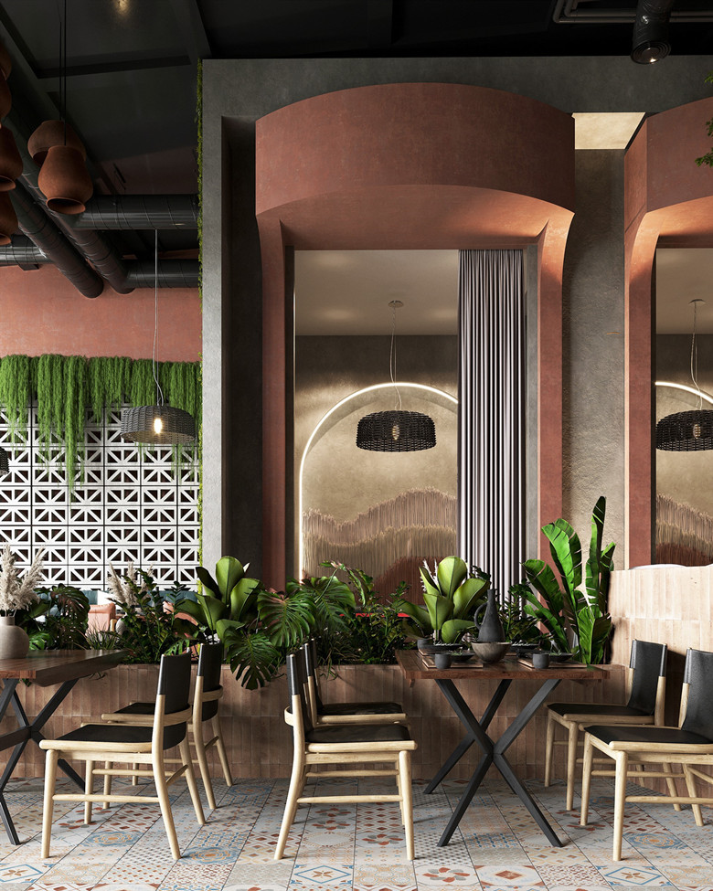 560平米工業(yè)風(fēng)格餐廳設(shè)計裝修實景-第1張圖片-上海古都建筑設(shè)計集團(tuán)