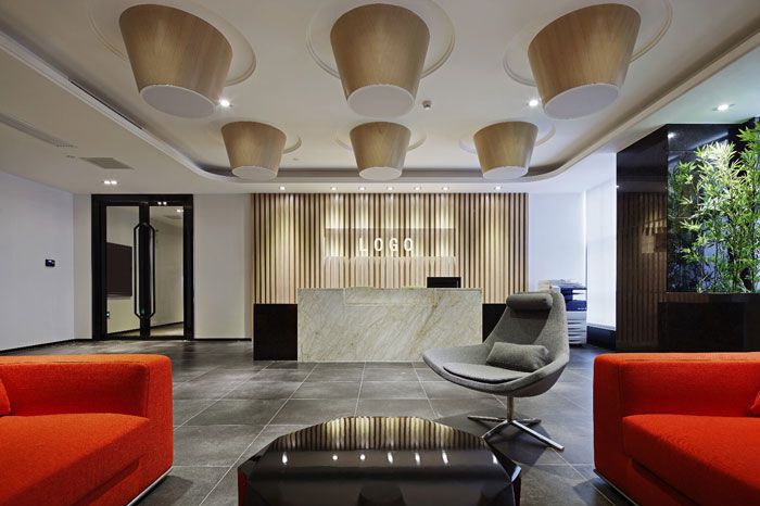 房地產公司辦公空間裝修設計圖-第3張圖片-上海古都建筑設計集團