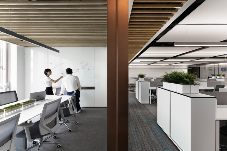 1700㎡科技研發(fā)公司辦公室裝修設計欣賞-辦公室裝修設計效果圖-第5張圖片-上海古都建筑設計集團