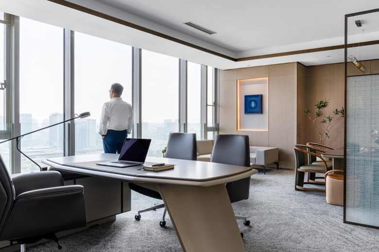 1700㎡科技研發(fā)公司辦公室裝修設計欣賞-辦公室裝修設計效果圖-第1張圖片-上海古都建筑設計集團