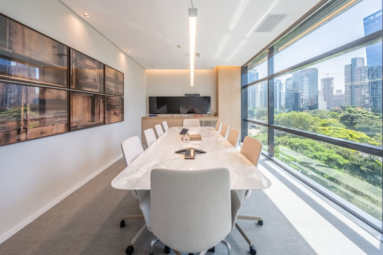 松江300平小型辦公室設(shè)計布局方案-辦公室裝修設(shè)計效果圖-第4張圖片-上海古都建筑設(shè)計集團