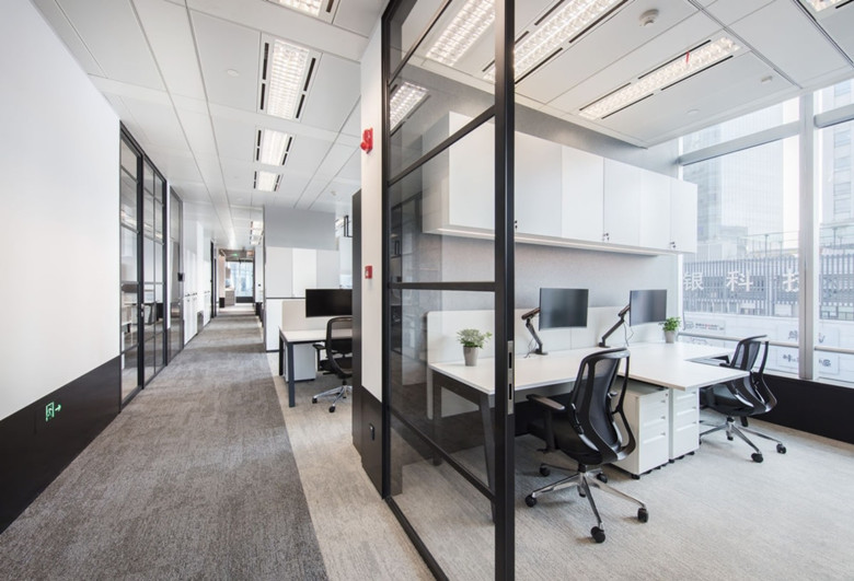 600㎡獨資公司辦公樓裝潢設(shè)計-辦公室裝修設(shè)計效果圖-第3張圖片-上海古都建筑設(shè)計集團(tuán)