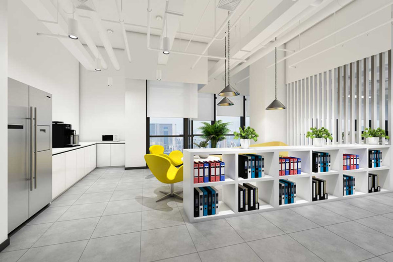 3120平米現(xiàn)代風格辦公室設計裝修效果-辦公室裝修設計效果圖-第1張圖片-上海古都建筑設計集團