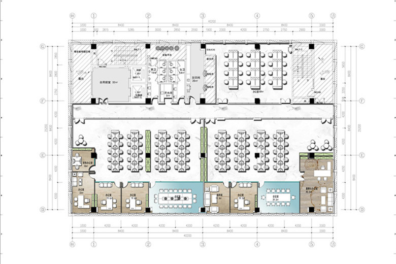 新能源科技公司辦公室設(shè)計(jì)布局方案-第2張圖片-上海古都建筑設(shè)計(jì)集團(tuán) 新能源科技公司辦公室設(shè)計(jì)布局方案-第2張圖片-上海古都建筑設(shè)計(jì)集團(tuán)